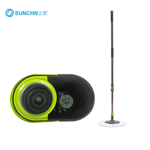 SUNCHN SCM-04A 2017 nouveau plancher facile vie 360 spin vadrouille rotatif vert microfibre tapis magique mop vu à la TÉLÉ - Product Image 4