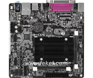 <span class=keywords><strong>Asrock</strong></span> <span class=keywords><strong>MINI</strong></span>-ITXเมนบอร์ดIntel Celeron N3150 2.08กิกะเฮิร์ตซ์ที่มีIntel HD g Raphic N3150B-ITX fanless - Product Image 1
