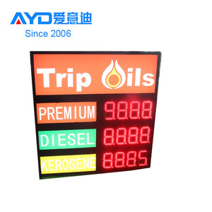 Chile Factory 20inch Electronics Regular Wireless Wifi Gas Station Price Sign <strong>LED</strong> Clock Time <strong>Display</strong> <strong>7</strong> <strong>Segment</strong> <strong>LED</strong> <strong>Display</strong> - Product Image 3