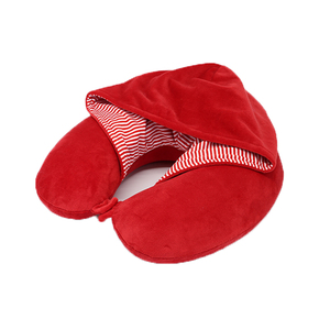 Nhà Máy Bán Buôn Cổ Rest Gối Trùm Đầu Air Memory Foam Cổ Bảo Vệ U-hình Du Lịch Gối Nghi Trung Quốc Dệt Kim Lõm - Product Image 2