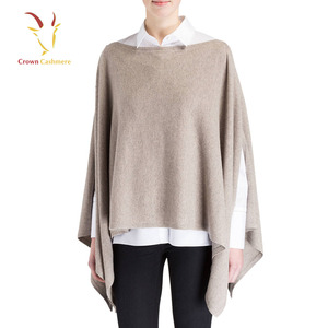 <span class=keywords><strong>Ropa</strong></span> Poncho capa <span class=keywords><strong>Cachemira</strong></span> mujer Color sólido - Product Image 1