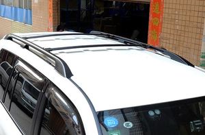 Di alluminio Cross Bar <span class=keywords><strong>Per</strong></span> Toyota Land Cruiser LC200 2008-2018 <span class=keywords><strong>Accessori</strong></span> <span class=keywords><strong>Auto</strong></span> del Tetto Ferroviarie Rack Top Deposito Bagagli - Product Image 6