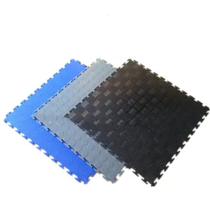 PVC piso de gimnasio colchonetas con multipropósito azulejos de plástico para Baño