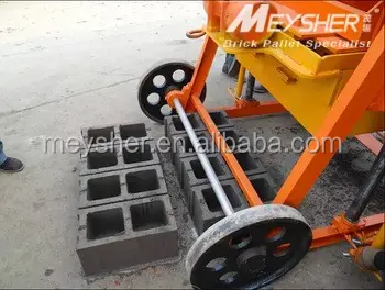 Mini machine à briques ajourées alibaba express, machine à fabrication de briques avec la postiche de blocs de béton