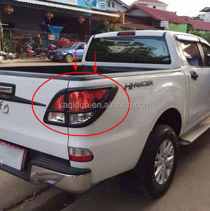 อุปกรณ์ตกแต่งภายนอกรถยนต์ ฝาครอบไฟหน้าพลาสติก ABS <span class=keywords><strong>ส</strong></span>ีดำด้าน <span class=keywords><strong>ส</strong></span>ำหรับรถยนต์ MAZDA <span class=keywords><strong>2012</strong></span> <span class=keywords><strong>BT50</strong></span> - Product Image 1