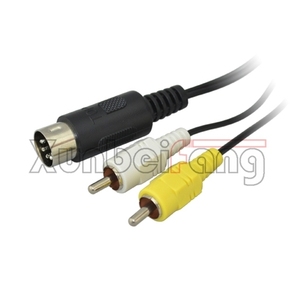 De Audio Video AV Cable para <span class=keywords><strong>SEGA</strong></span> <span class=keywords><strong>Mega</strong></span> <span class=keywords><strong>Drive</strong></span> 1 RCA Cable para Génesis 1, - Product Image 4
