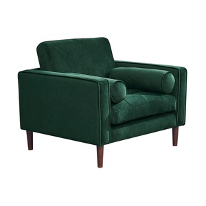 Fauteuil de salon de luxe à vendre, fauteuil moderne en velours vert <span class=keywords><strong>turquoise</strong></span>, fauteuil à un seul bras - Product Image 2