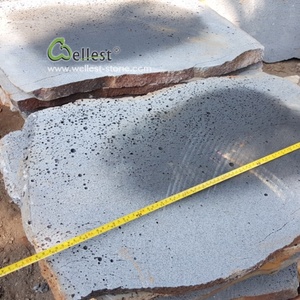 Di grandi dimensioni giardino paesaggistica trampolino di lancio di pietra lava basalto passo di pietra - Product Image 4