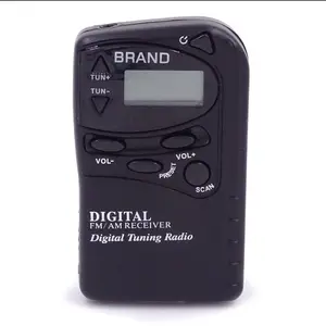 Radio portátil de bolsillo digital PLL AM/FM - Product Image 1