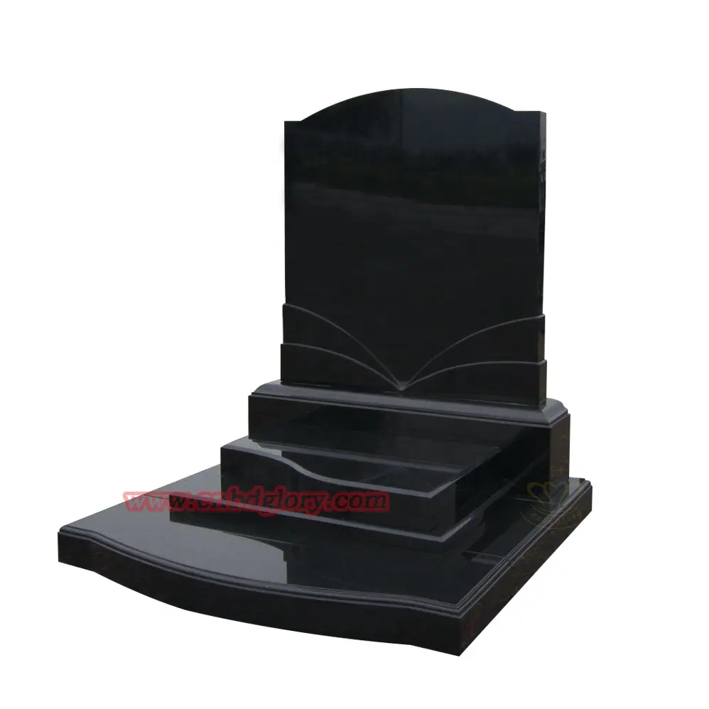 Cemetery monument stone Headstone sculpture black Marble Tombstone