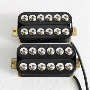 رائع المعادن الثقيلة وموسيقى الروك الغازي Humbucker بيك اب باللون الأسود بكرة لاقط الغيتار الكهربائي