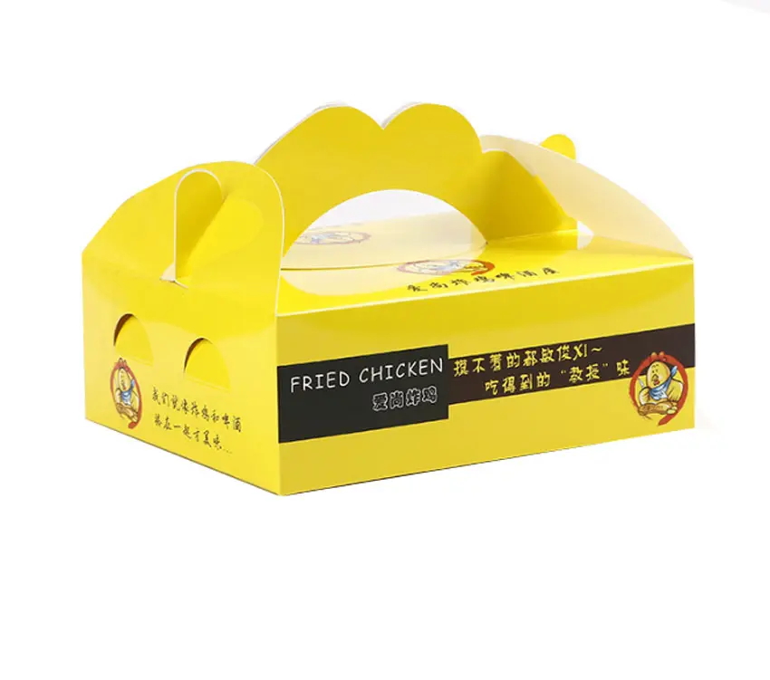 Manufacturers direct Fried chicken packaging boxes professional customized Korean Fried chicken portable takeout boxes1000 start