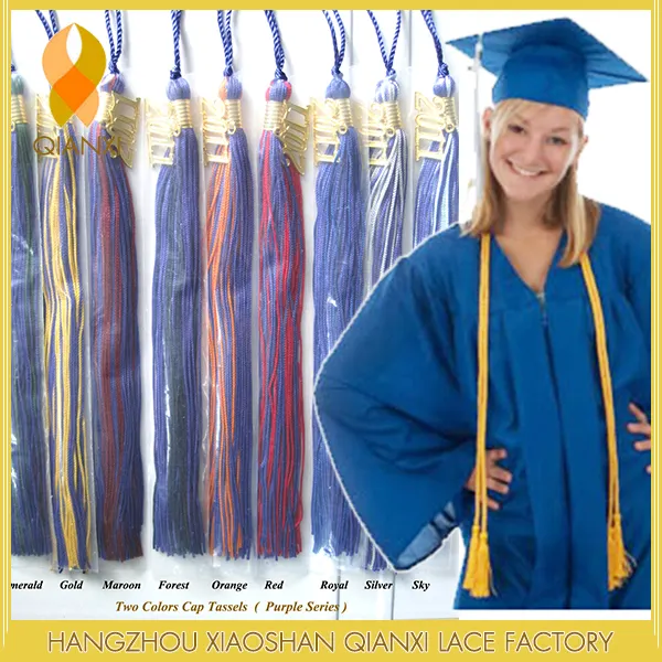 9 "Adult Graduation Quasten für 2024 Graduation 100% Polyester Silk Quasten