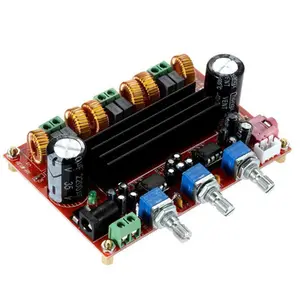 XH-M139 DC12V-24V 2*50W+100W 2.1 Channel Digital Subwoofer Amplifier Board Chip TPA3116D2