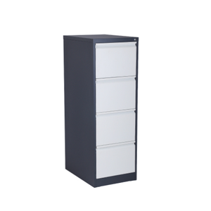 <span class=keywords><strong>Rangement</strong></span> 2 couleurs bon marché utilisé pour le bureau Mobilier de bureau en acier à abattre Classeur vertical à 4 tiroirs - Product Image 1