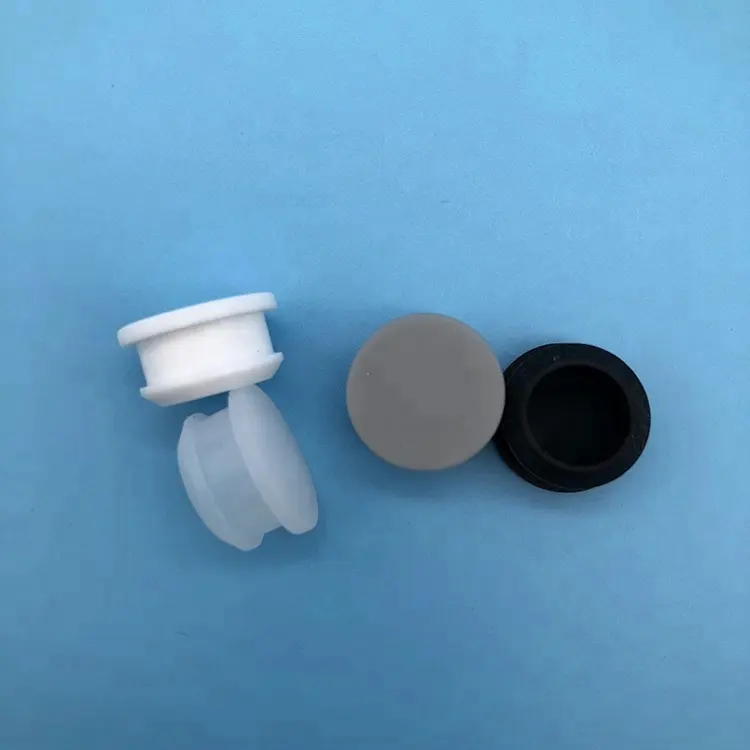 MAKSEY Silicone rubber Stoppers Plastic Plug 10mm 11mm 12mm 13mm 14mm Round Silicon end caps Screws Thread Hole Masking Parts