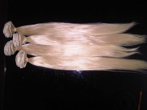 Extensions de cheveux naturels indiens Remy, blanc pur, lisses, doux, écologiques, de qualité supérieure, en gros - Product Image 2