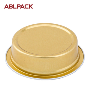 ABLPACK lamina <span class=keywords><strong>di</strong></span> <span class=keywords><strong>alluminio</strong></span> usa e getta Mini piastre 35ml 1.2oz barattolo <span class=keywords><strong>di</strong></span> salsa d'oro sigillante foglio <span class=keywords><strong>di</strong></span> <span class=keywords><strong>alluminio</strong></span> contenitore torta tazza con coperchio in <span class=keywords><strong>alluminio</strong></span> - Product Image 3