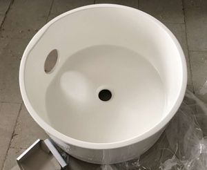 Prezzo di Fabbrica Ciotola Rotonda in Ceramica per Pedicure da Salone di Lusso Lavabo Bianco per Pedicure con Getto d'Acqua Lampada a Led Vasca Spa per Pedicure - Product Image 6