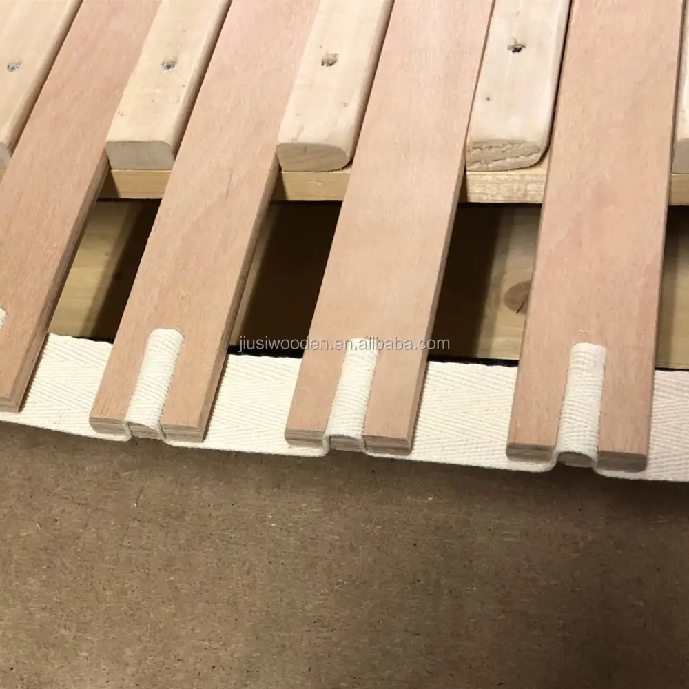 Muebles duraderos para el hogar, listones para cama de madera maciza de pino plegable de fábrica