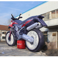 Moto gonflable de modèle réaliste, décoration publicitaire, en solde, ST1067