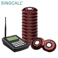 SINGCALL - Vibrating Pager Wireless Coaster Pager System for Restaurant
