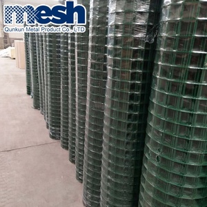 6 Gauge PVC Kaplı Kaynaklı Tel Örgü Galvanizli Demir Tel Kare Delikli Dış Mekan Kullanımı İçin 5-10 Yıl Kullanım Ömrü Özelleştirilebilir Rulo - Product Image 2