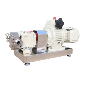 High-end 316L Stainless Steel Food Grade Sanitary Rotary Vane <strong>Pump</strong> for <strong>Beer</strong> Coffee Cola Transfer <strong>Pump</strong> - Product Image 2