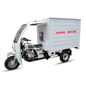 Motocicleta Triciclo de Carga de 150cc Personalizada de Guangzhou con Carrocería Cerrada, Scooter Eléctrico para Adultos - Product Image 2