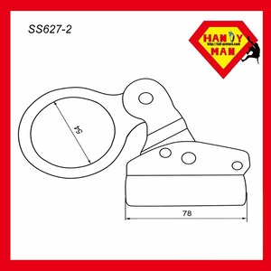 SS627-78 Dispositivo de Seguridad Industrial de Acero Inoxidable con Cuerda Autoajustable - Product Image 6
