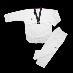 मार्शल आर्ट पहनने dobok तायक्वोंडो dobok डब्ल्यूटीएफ वर्दी सफेद बच्चों को वयस्कों सूट - Product Image 3