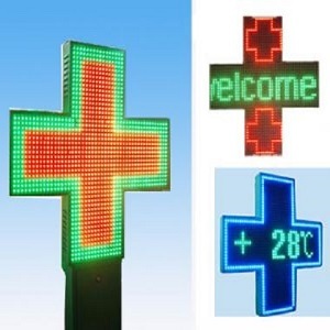 3D smart wifi contrôle led pharmacie croix pour les ventes <span class=keywords><strong>chimiste</strong></span> en plein air - Product Image 2