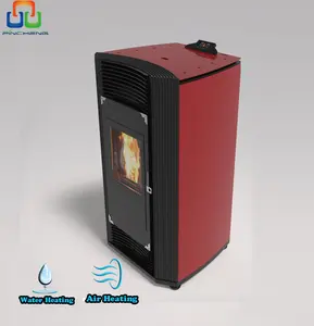 24 KW Cheap hydro wood pellet stove with water heating