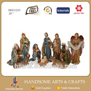 Set di Statuine del Presepe in <span class=keywords><strong>Ceramica</strong></span> Resina Modello per Sublimazione per Decorazioni Natalizie e Souvenir di Battesimo - Product Image 6
