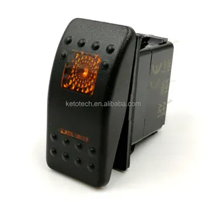 KETO Excellent 12V 24V illuminated waterproof marine rocker switch for boat