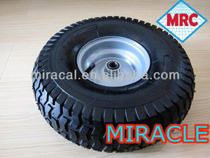 عجلة مطاطية 13 بوصة مع إطار هوائي 5.00-6 ذات احتكاك فائق - Product Image 3