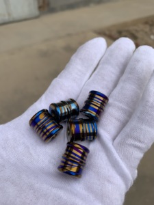 Bracelet Mokuti Timascus SLT141 usiné avec précision par CNC avec techniques d'usinage, de perçage et de brochage - Product Image 6