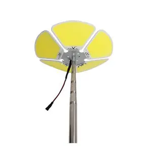 Tongkat Pancing Led Cob 1500W, 5 Panel Luar Ruangan Portabel Dapat Diisi Ulang