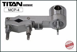 Titan MCP-4, pince à tuyaux réglable, plaquée argent, pour batterie et instruments de percussion, accessoires d'instruments de musique - Product Image 1