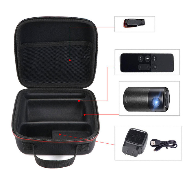 Hard EVA Travel Case for Anker Nebula Capsule Smart Mini Projector Pocket Cinema