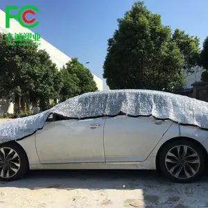 Reflective Silver Aluminum Couverture De Voiture Shade Cover For Car Parking