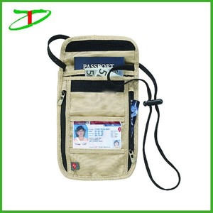 Alibaba chaina 2015 nuevos productos en europa cuello colgando <span class=keywords><strong>bolsa</strong></span>, rfid stash del cuello - Product Image 2