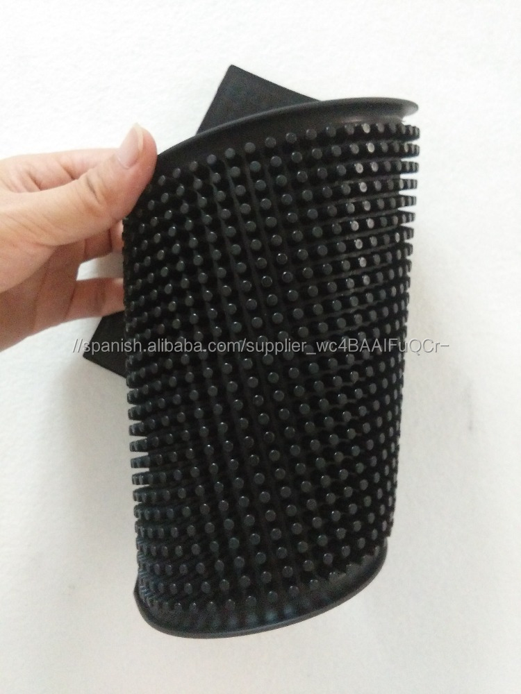 Materias Primas biodegradables Verde Suave PVC Espesar Estera De La Barra Personalizada