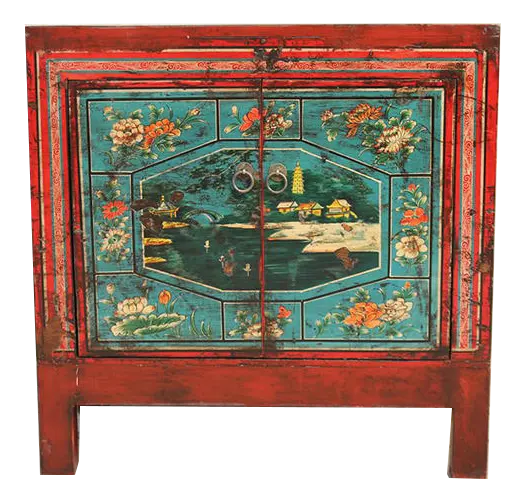 New design chinese bedside cabinet, Chinese antique wedding bedroom furniture