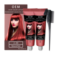 Haar färbemittel Creme OEM Glitzernde Henna Blume Rote Farbe Haar direkt Kräuter Permanent Easy Color ing High Easy Washing