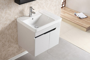 Yida phòng tắm không thấm nước tủ PVC trắng đen combinate Tủ Gương tủ với kệ hình chữ nhật Gương phòng tắm - Product Image 2