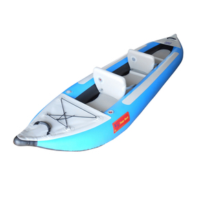 Azul color blanco agua Kayak <span class=keywords><strong>de</strong></span> pesca inflable 2 Persona para el lago - Product Image 1