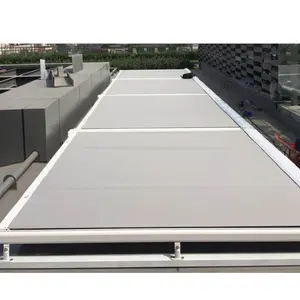 Motorisierte aluminium legierung schattierung baldachin dach pergola markise versenkbare pergola dach markise