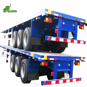 Offre Spéciale 3 <span class=keywords><strong>axel</strong></span> 40ft Pieds 50ft Conteneur 60ft Remorque à plateau Tanzanie Semi-remorque à plateau d'occasion à vendre - Product Image 2