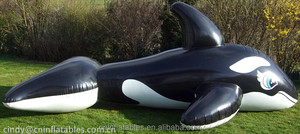 De PVC negro brillante inflable ballena animal <span class=keywords><strong>moel</strong></span> inflable ballena para venta - Product Image 5